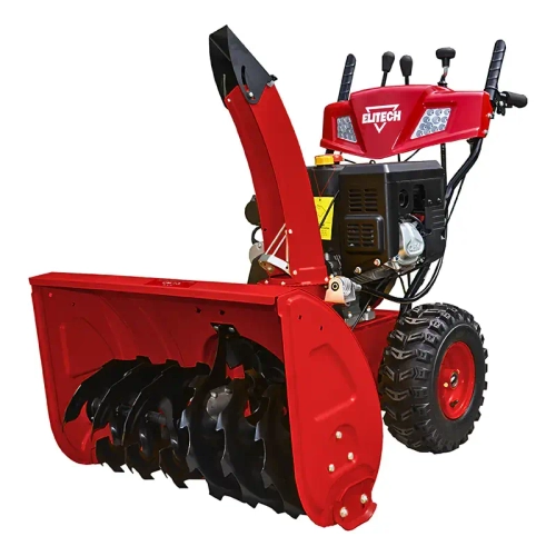 ELITECH СМ 7Э (Е1609.005.00) снегоуборочная машина 7 л.с. ковш 62 см, выброс 15 м, 6 вперед/2 назад 200869