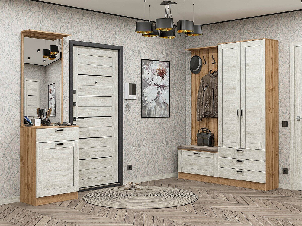 Прихожая Стиль-04 Nordic Oak Дуб Вотан