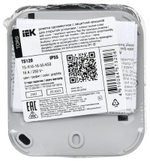 TORS Розетка 1-местная с заземляющим контактом и крышкой 16А IP55 TS120 графит IEK
