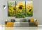 Модульная картина "Пастельные подсолнухи"