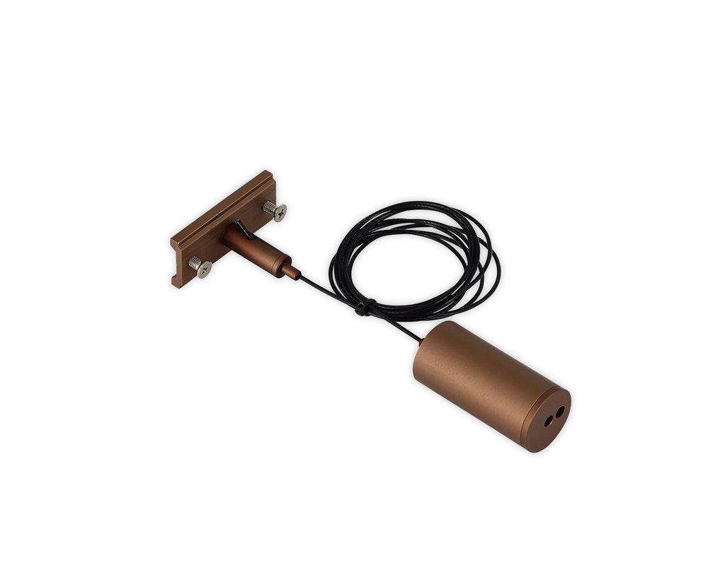 Комплект подвесной для шинопровода SPACE-Track system, L1500 мм, цвет бронза, 2 шт.