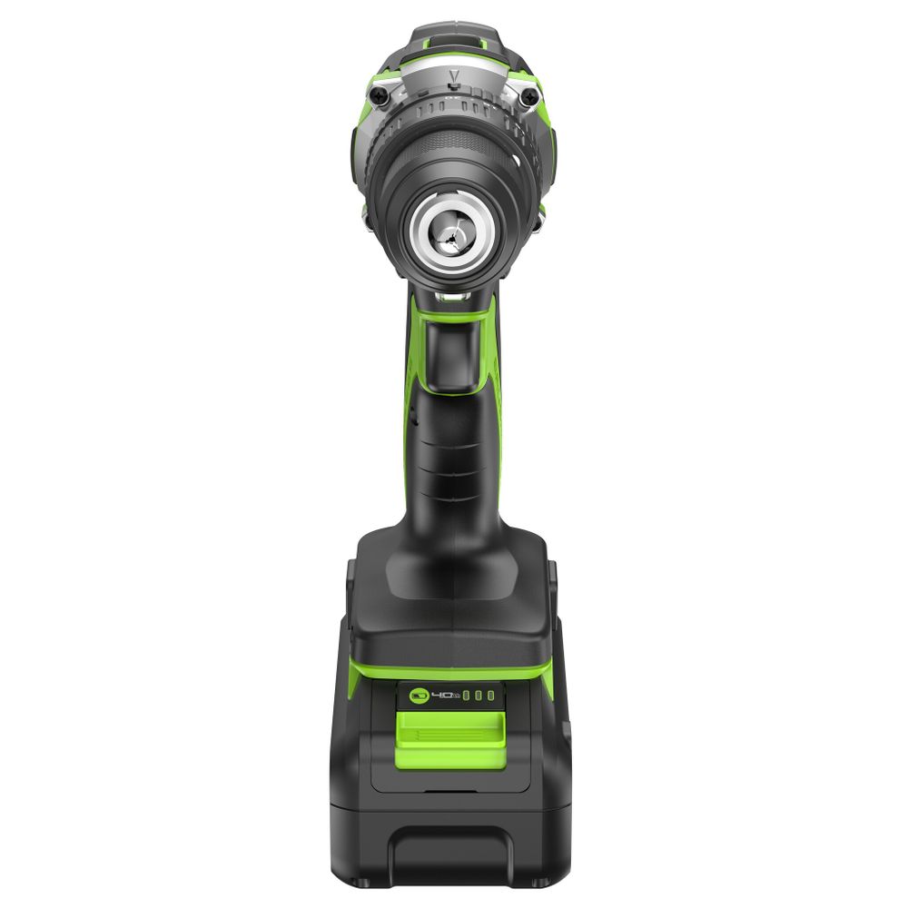 Дрель-шуруповерт ударная акк. Greenworks GD24DD60, 24V, б/щет, 30/60Нм,1х4Ач,ЗУ,кор (3704107CUB)