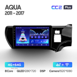 Teyes CC2 Plus 9" для Toyota Aqua 2011-2017 (прав)