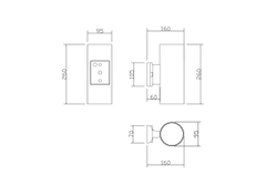 Уличный настенный светильник Outdoor O419WL-02W