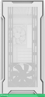 Корпус Gigabyte C102 Glass Ice без БП белый (GB-C102GI)