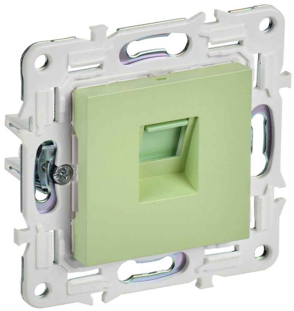 Розетка компьютерная RJ45 кат.6 SKANDY SK-K02G мятный IEK SK-K10-2-K06 Розетка компьютерная RJ45 кат.6 SKANDY SK-K02G мятный IEK SK-K10-2-K06