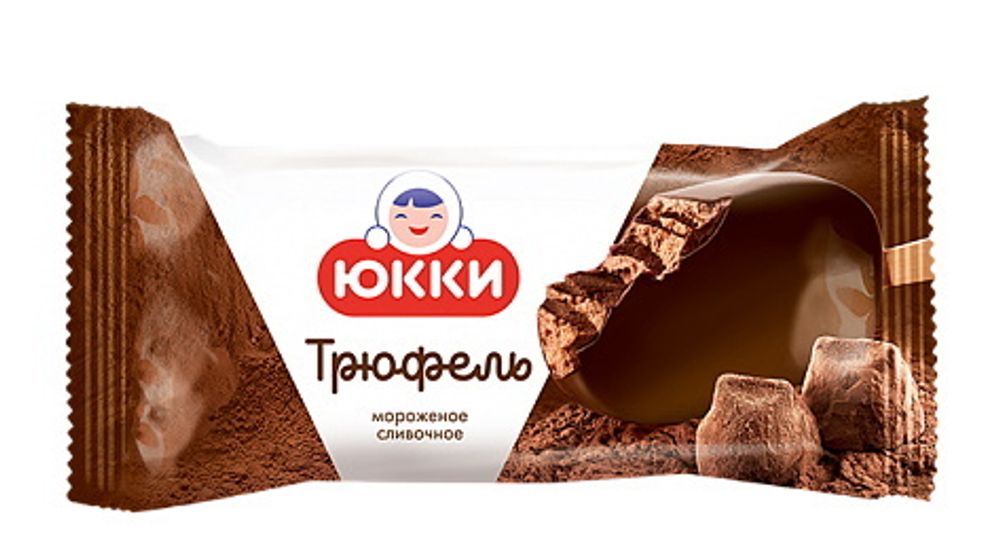 Белорусское мороженое эскимо &quot;Трюфель&quot; 65г. Юкки - купить с доставкой по Москве и области