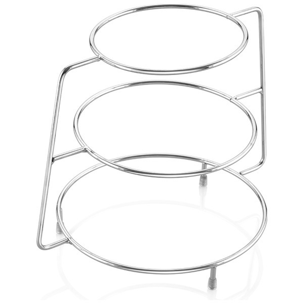 Подставка для тарелок IVV Круги на воде 23см металлическая