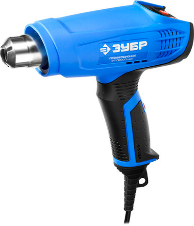 ЗУБР 2000 Вт, технический фен, дисплей, кейс, Профессионал (ФТ-П2000 М2ДК)