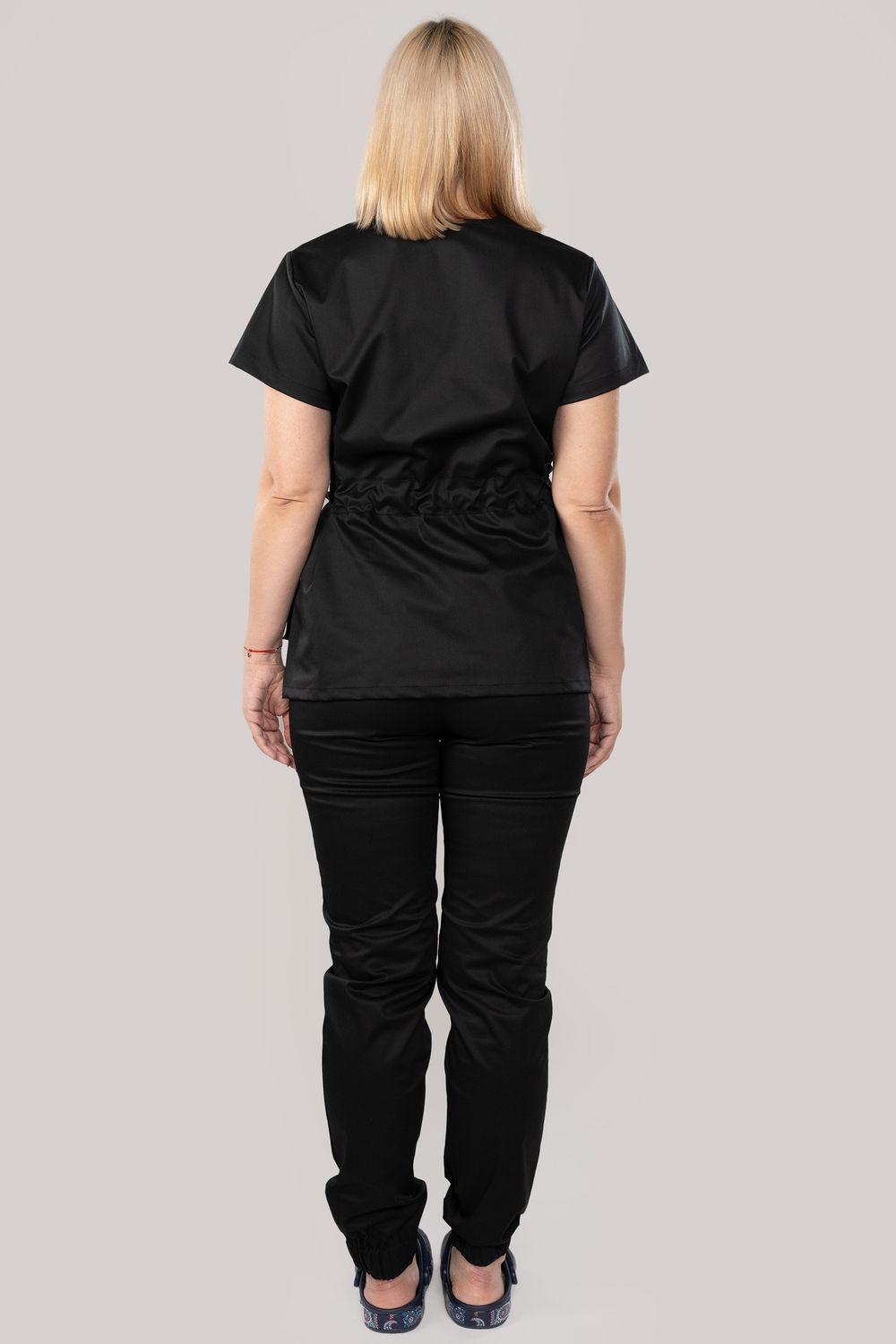 Костюм медицинский женский 386 ЧЕРНЫЙ