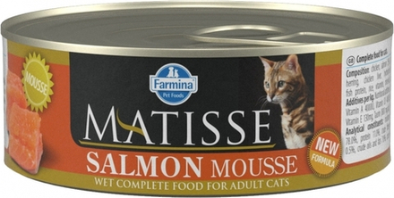 Консервы Farmina Matisse Cat Adult Mousse мусс для взрослых кошек с лососем 300 г