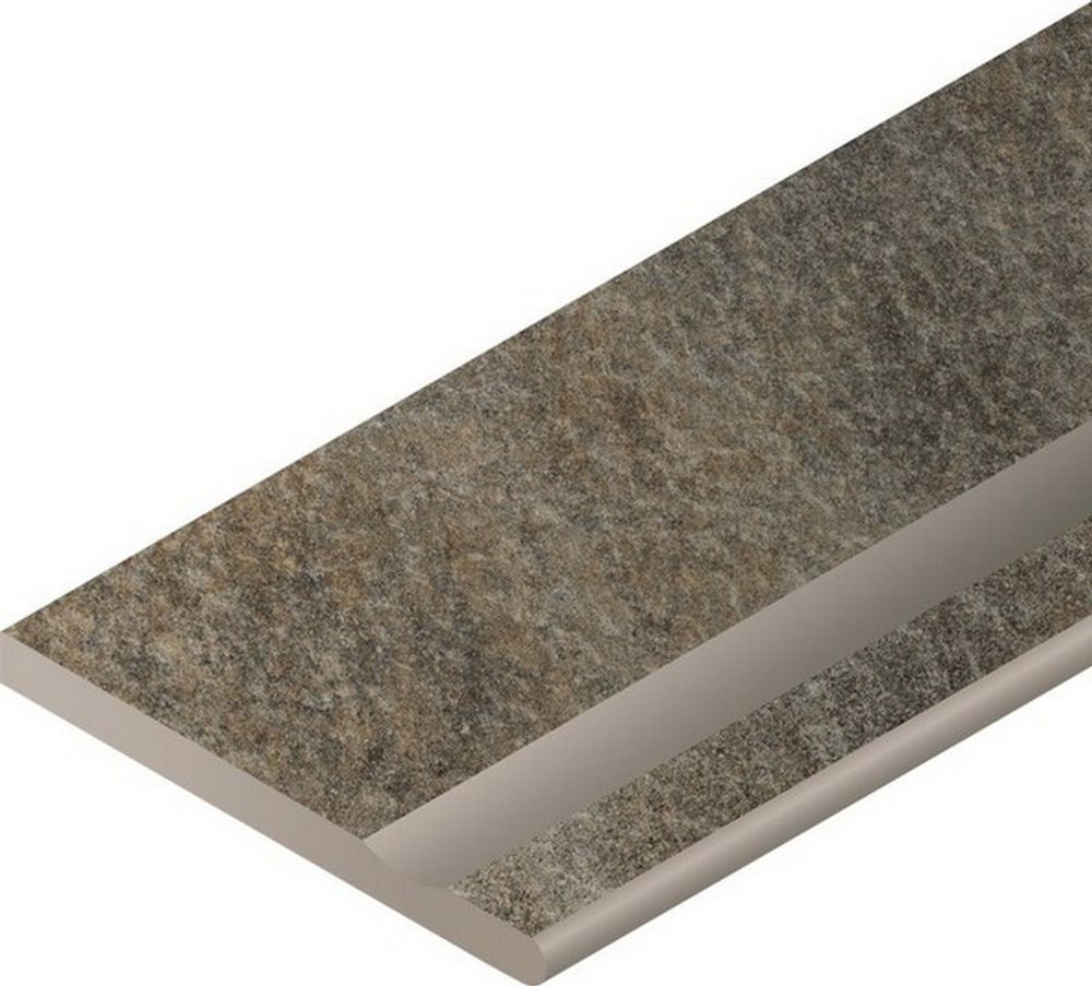 Ступень District Emerald Bordo Nat 30x60 Svasato Round Dx Бортик С Выемкой Загруг Уг.Прав.