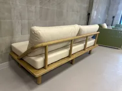 Трехместный уличный диван Denmark из массива акации