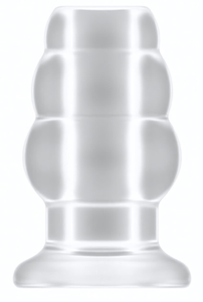 Прозрачная анальная пробка с тоннелем №51 Large Hollow Tunnel Butt Plug 5 Inch - 12,7 см. (Цвет: прозрачный)