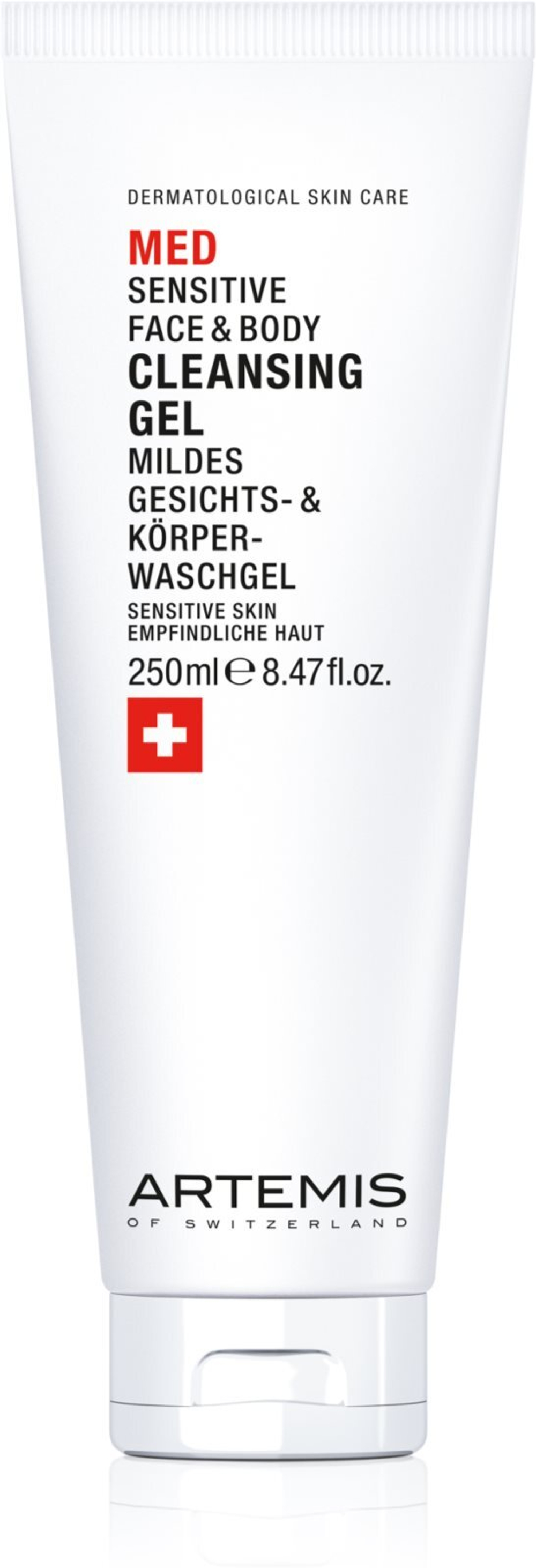 ARTEMIS MED Sensitive Face & Body - очищающий гель /   250  ml  / GTIN 7640124652896