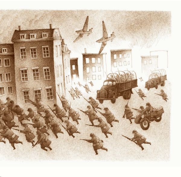 Дерево во дворе. Взгляд из окна Анны Франк