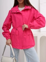 Ветровка удлиненная с капюшоном