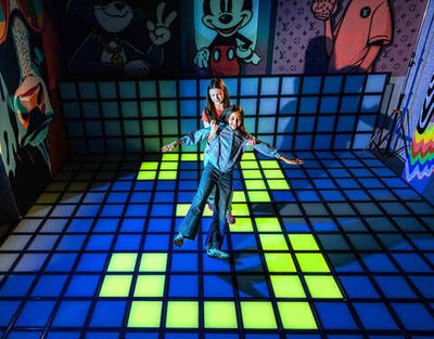 Интерактивный светодиодный пол "Арена Pixel battle" 96шт Максимальная комплектация 8,6 кв. м.