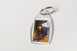 Акриловый брелок «Ретро-поезд в Сортавала»