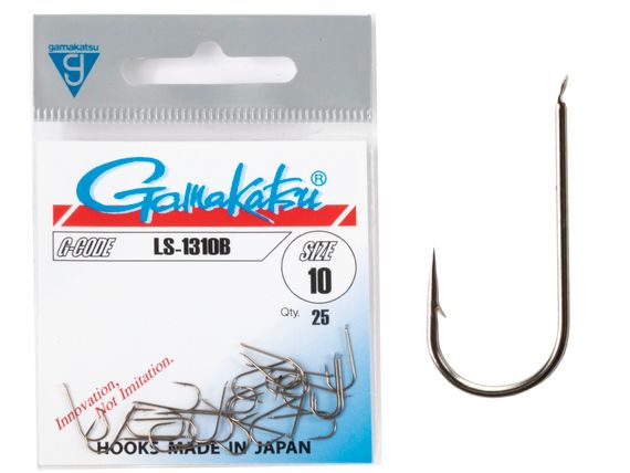 Крючки Gamakatsu LS-1310B HOOKS BRONZE разм. 10 25шт.