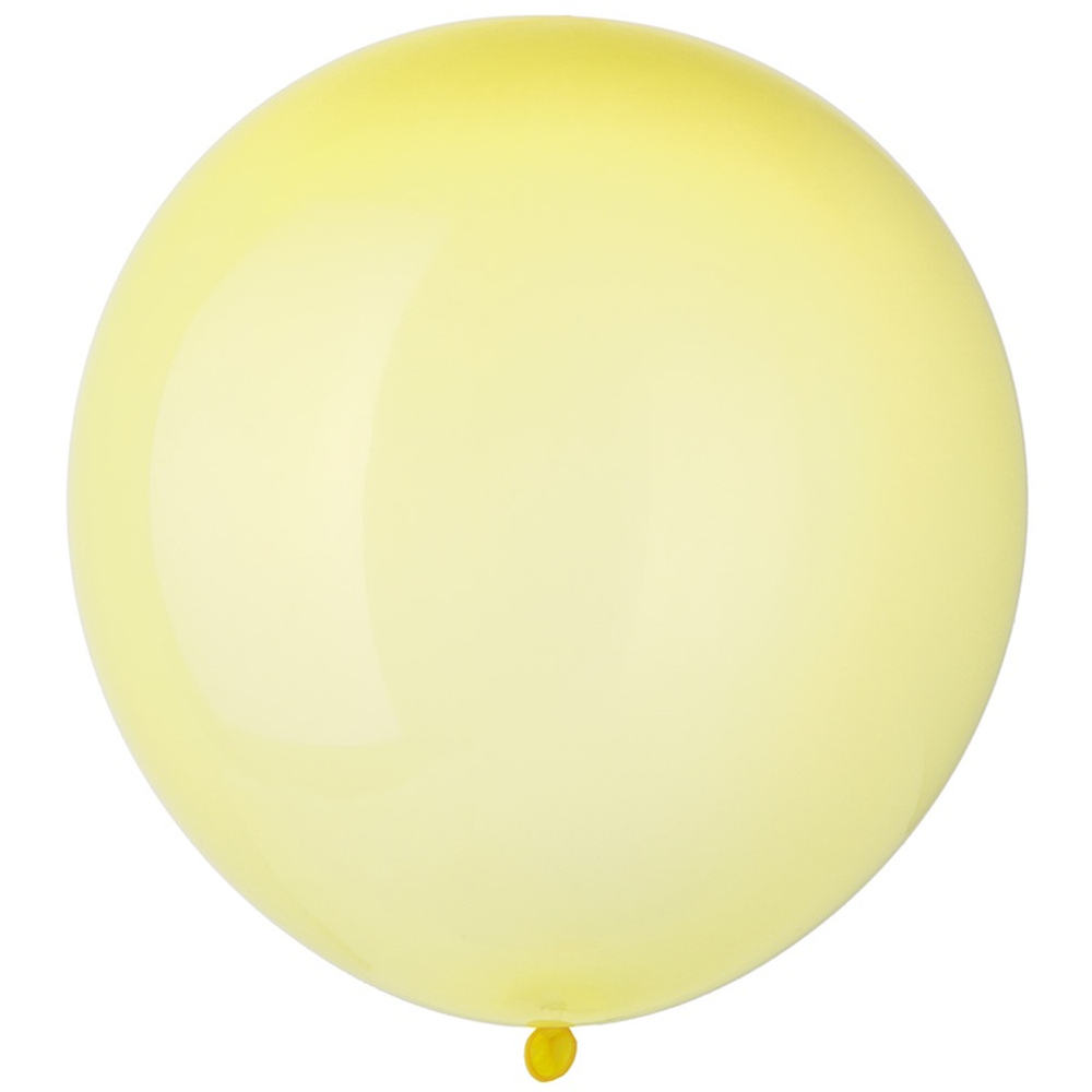 Шар латексный Экстра Кристалл 61 см (Желтый)