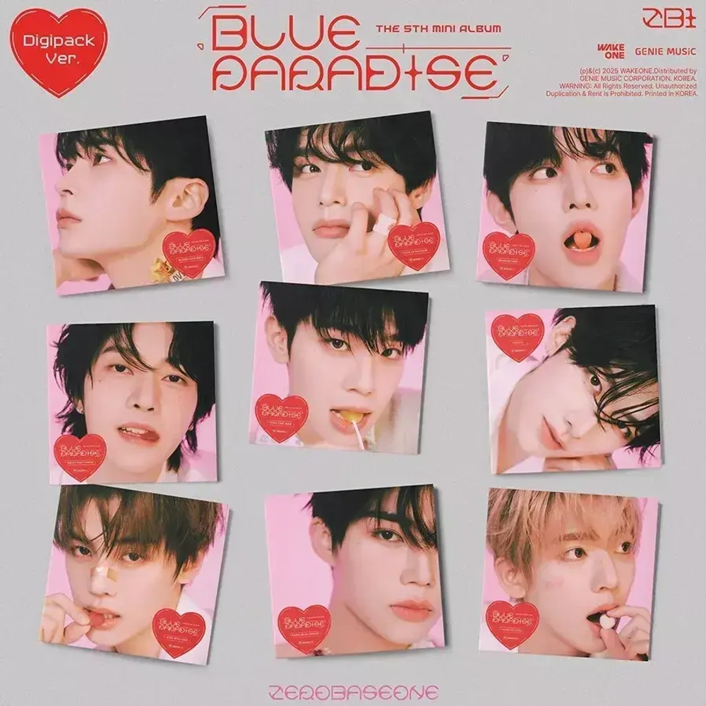 Альбом ZEROBASEONE ZB1 - BLUE PARADISE [Digipack ver.] (Хао ver.)