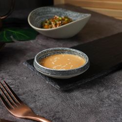 Соусник 70 мл d 9,2 см h2,5 см круглый глазурь Glossy Stone Untouched Taiga P.L. Proff Cuisine [1]