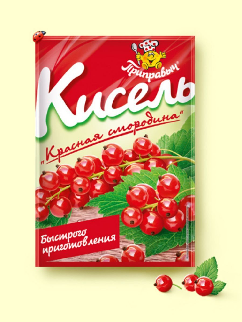 Кисель быстрого приготовления Приправыч Красная Смородина 110гр. 1 шт.
