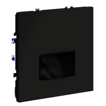 Датчик движения встраиваемый VOLTUM S70, (черный матовый)