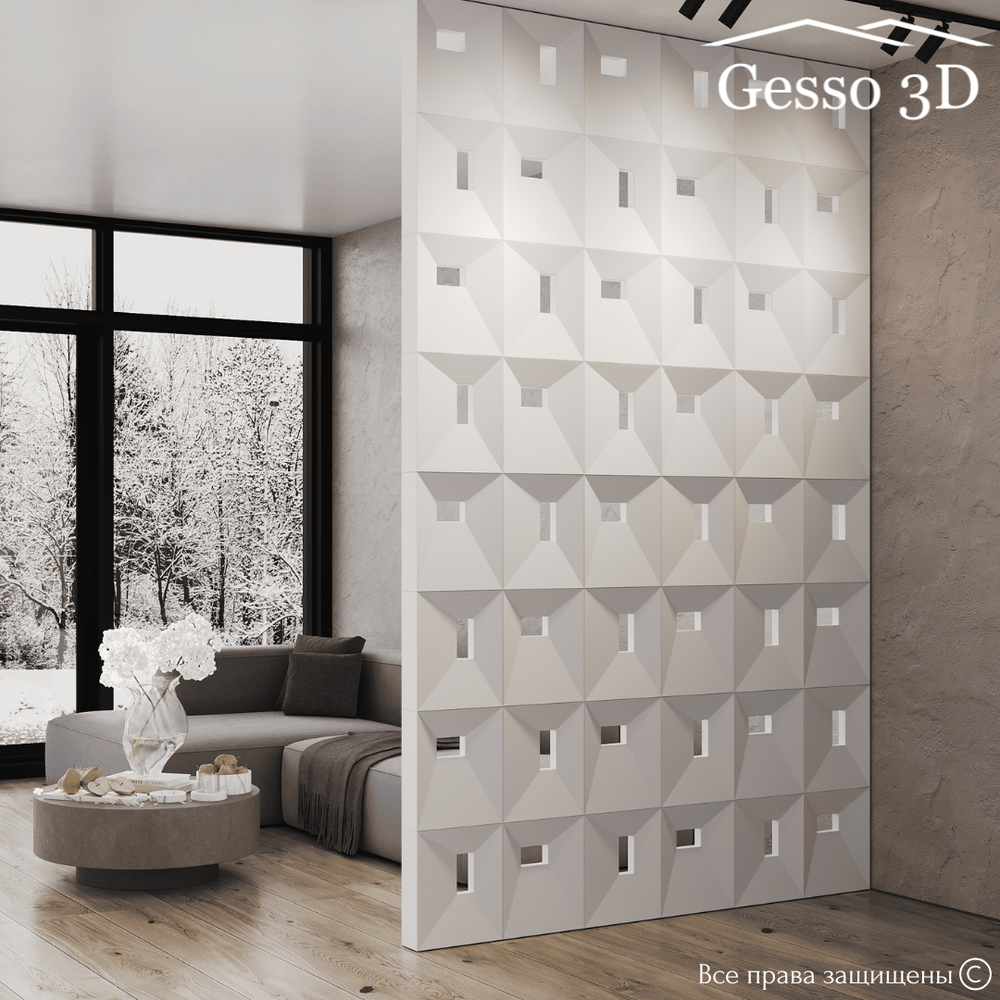 Блоки гипсовые для перегородок Gesso 3D Level
