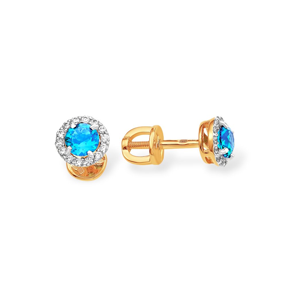 Серьги из золота 585 пробы