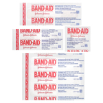 Band Aid, Tru-Stay, лейкопластыри, прозрачные, ассорти, 80 разных размеров