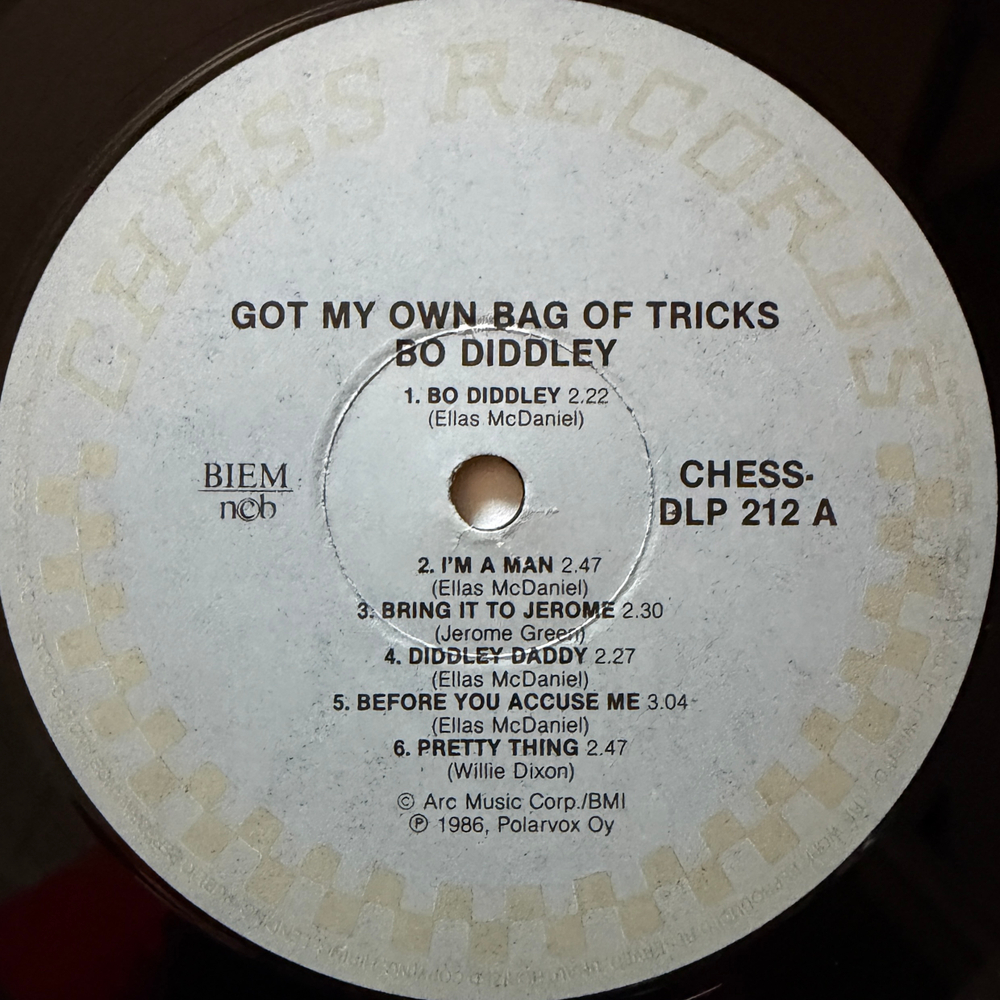 Bo Diddley ‎– Got My Own Bag Of Tricks 2LP (Финляндия 1986г.)Т