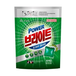 Капсулы для стирки Mukunghwa Power Bright Ultra-Concentrated, с ароматом леса, 30 шт.