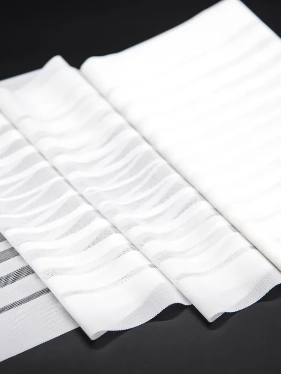 03-49 Кружево-сетка 24 см, белый 001