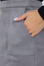Юбка Бизнес стиль (серая) Ю11752 LT Collection