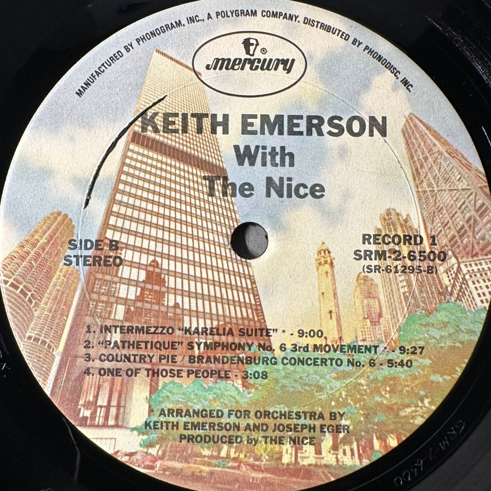 The Nice ‎– Keith Emerson With The Nice 2LP (США 1974г.)