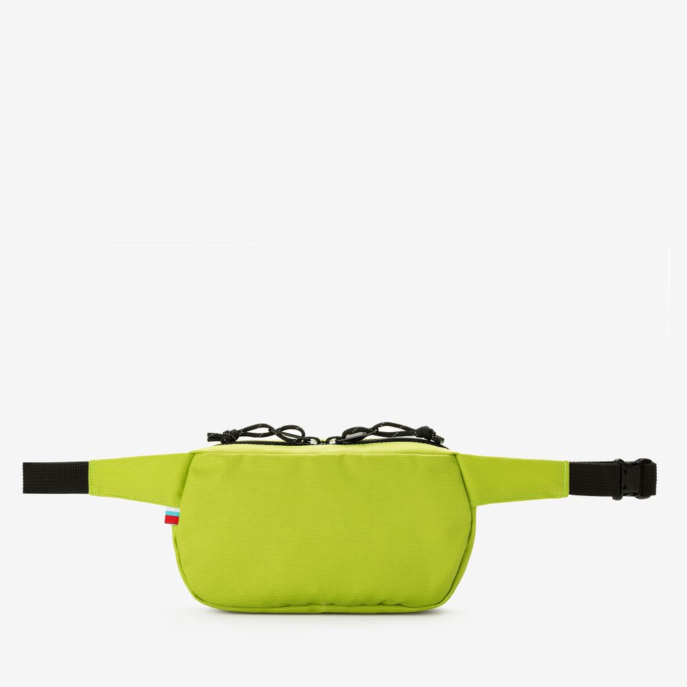 Сумка поясная Таблетка салатовая нейлон-500