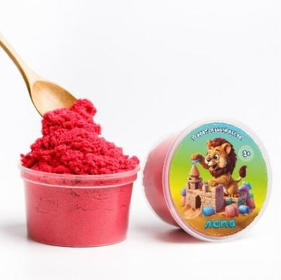 Трогательный песок "Лепа", розовый (300гр)