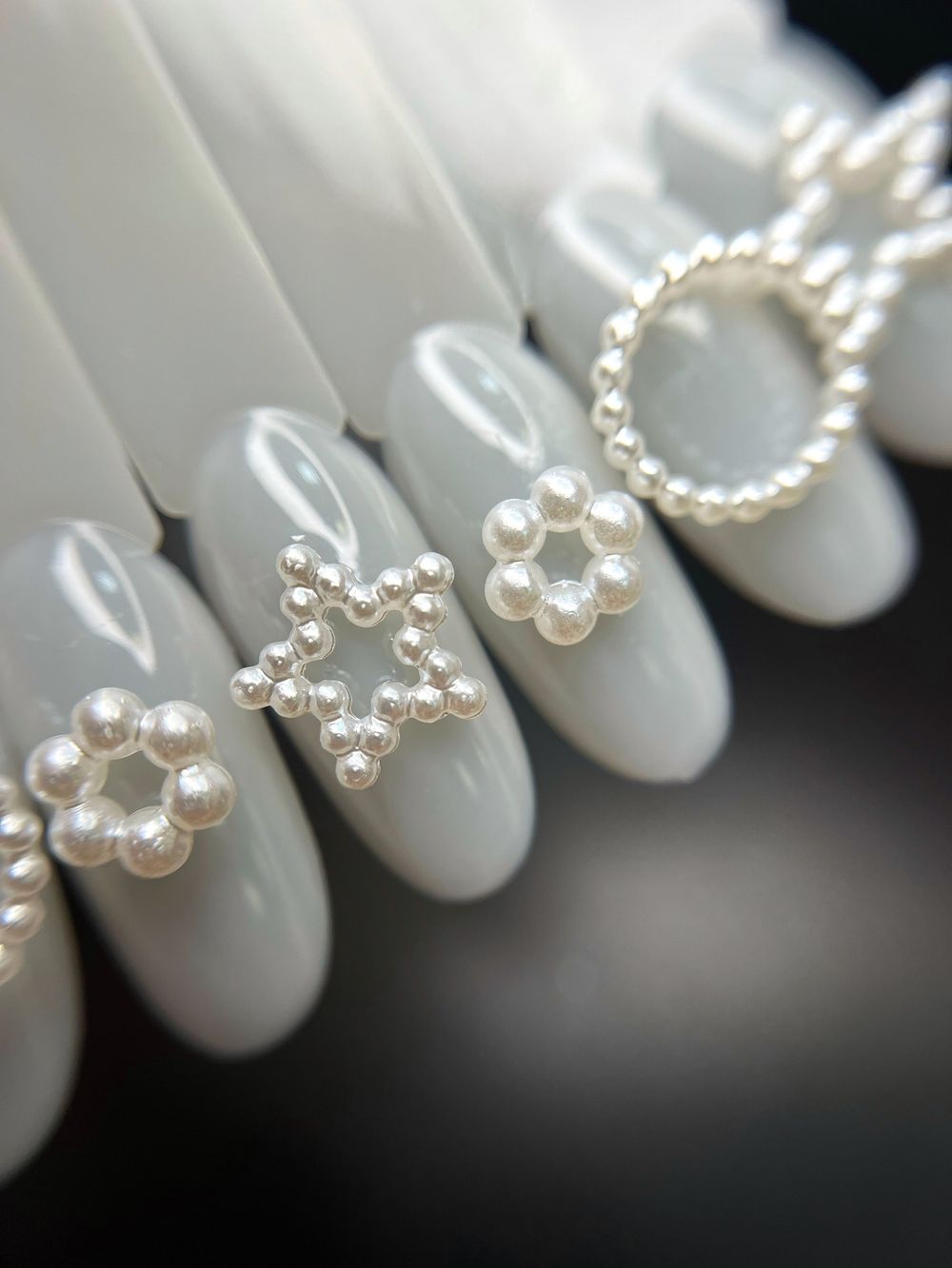 1814 Фигурки объёмные "Жемчуг" 10 шт