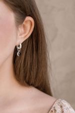 Серьги Замочки Сатин