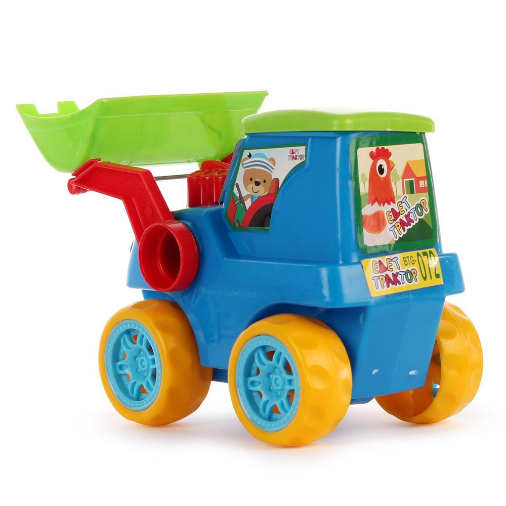 Трактор игрушечный с болтами BTG-072 (17x9x11см)
