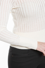 СВИТЕР ИЗ ШЕРСТИ И ШЕЛКА