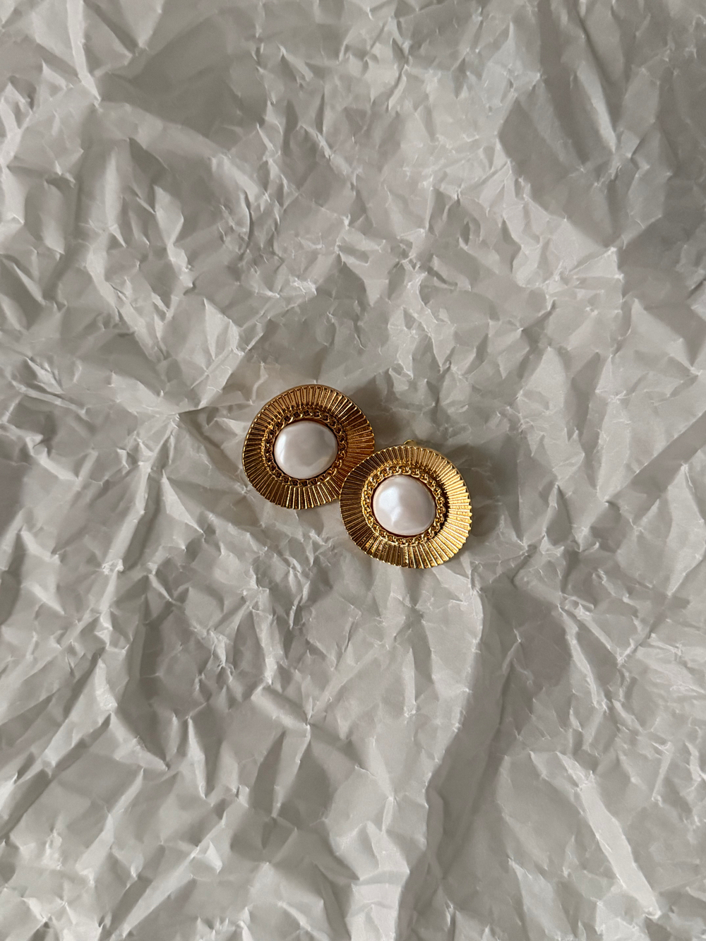 Серьги Pearl, Золотые
