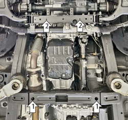 Защита КПП для KGM Rexton с 2023 MOTODOR.72806