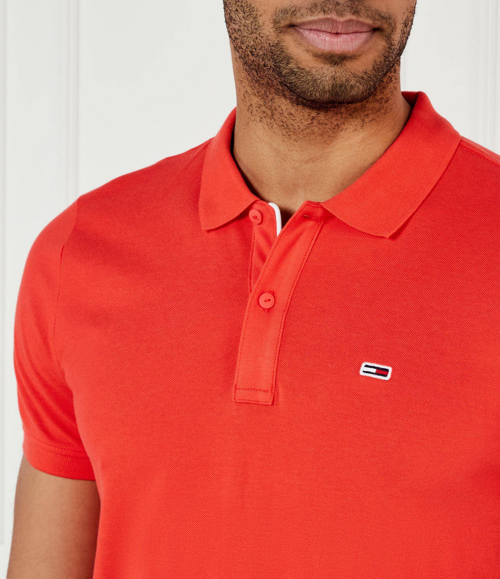 Поло Tommy Jeans - оранжевый(DM0DM20676)