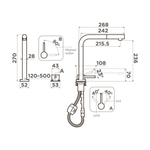 Смеситель Omoikiri Nara 2 Plus-S-GB