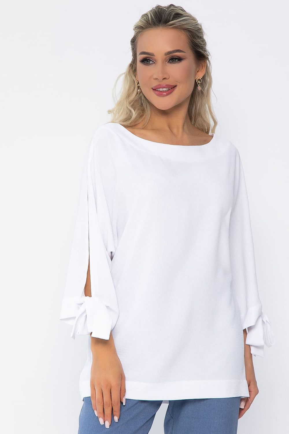 Блуза Гэтсби (белая) Б13557-8М LT Collection