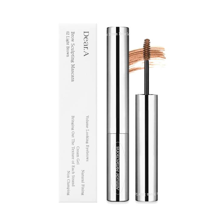 Тушь для бровей Dear.A Brow Sculpting Mascara 02 Light Brown фиксирующая светло-коричневый 3,5 мл