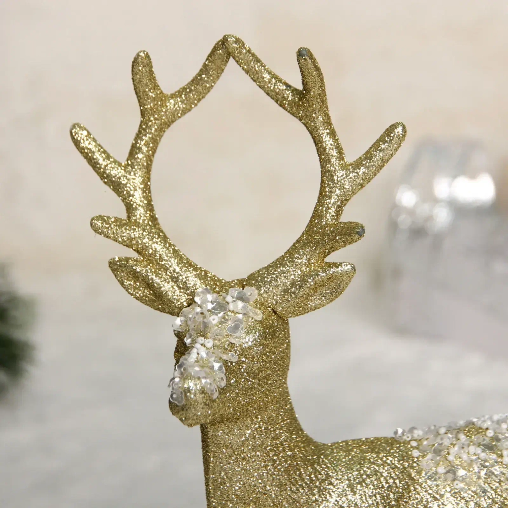 Фигурка новогодняя MAGIC «Лесной олень» 32*22*6 см, Золото